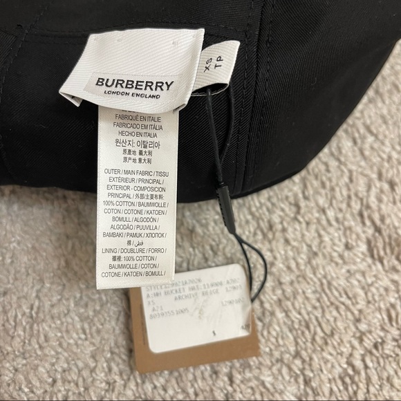 Authentic NWT Reversible Icon Stripe Cotton Bucket Hat - Picture 6 of 7